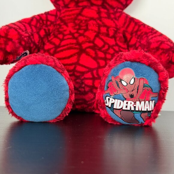 Build-A-Bear Marvel Spiderman Plush Teddy Bear Year 2015 1st Edition - Picture 7 of 16
